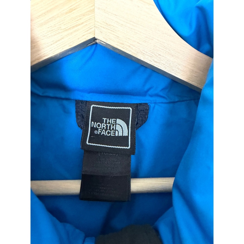 The North Face Boys Puffer Jacket Navy Blue Grey Full Zip Insulated XL 18/20 - Picture 3 of 5